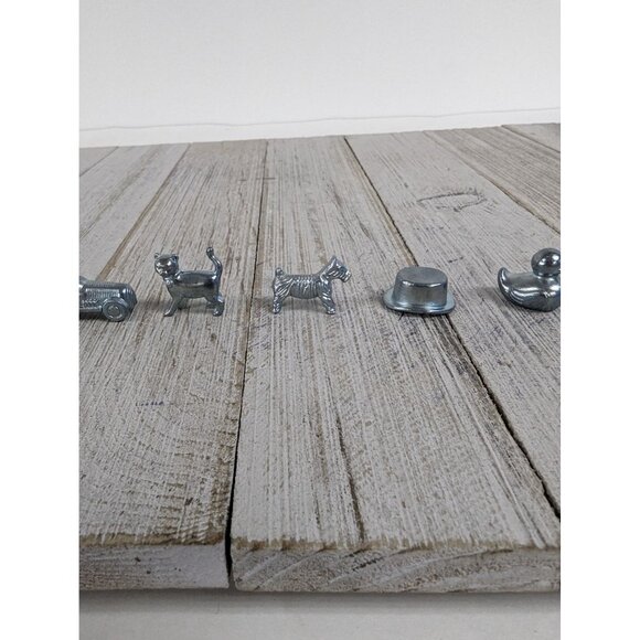 Vintage 2016 Monopoly Edition Game Replacement Tokens Pieces Movers Set of 8 - Picture 3 of 4